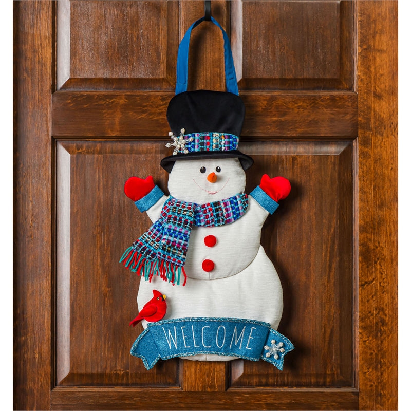 Winter Door Decor