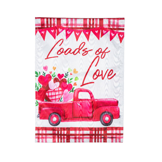 Loads of Love House Flag Moire Polyester 29"x43"