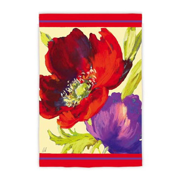 Welcome Fleur Garden Flag