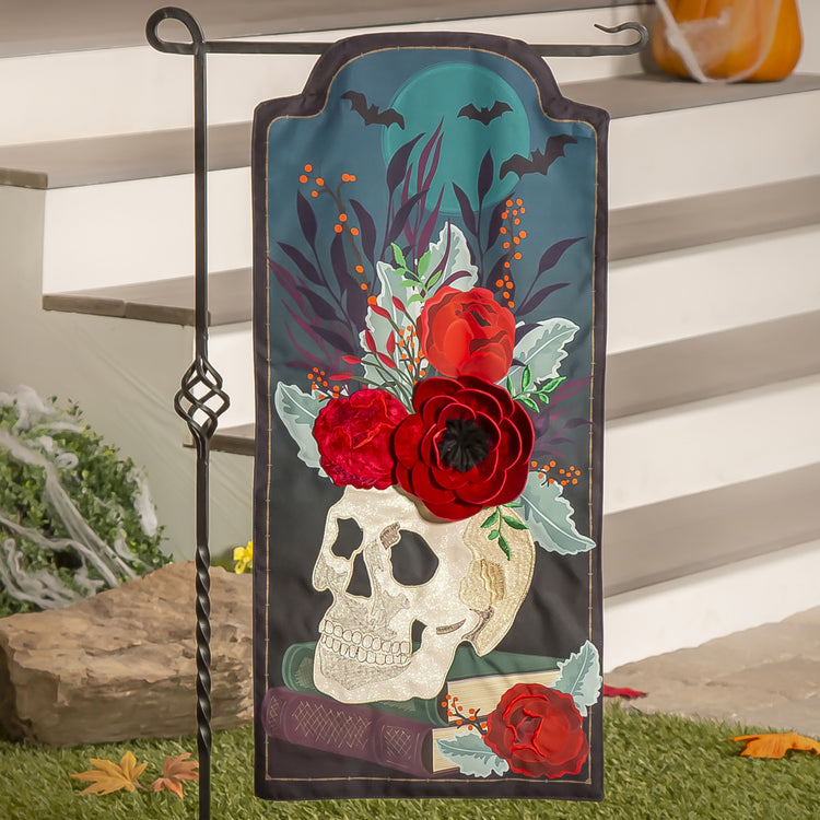 Halloween Floral Everlasting Impressions Garden Flag