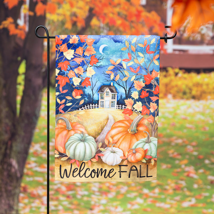 Alive in Fall Printed Suede Garden Flag; Polyester 12.5"x18"