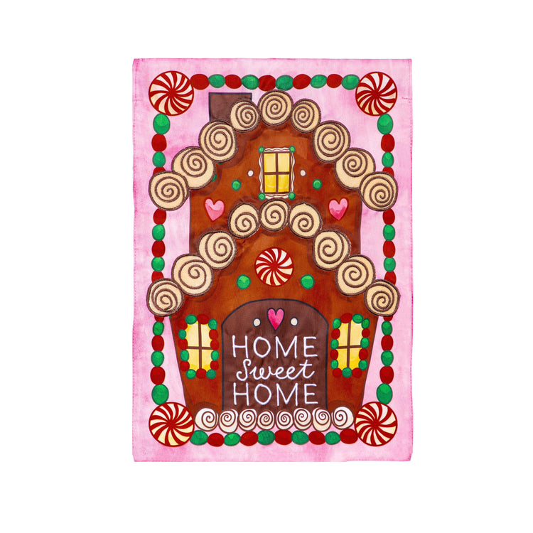 Home Sweet Home Garden Flag; Polyester 12.5"x18"