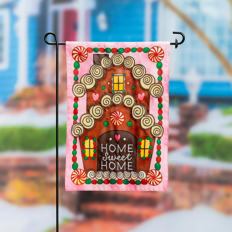 Home Sweet Home Garden Flag; Polyester 12.5"x18"