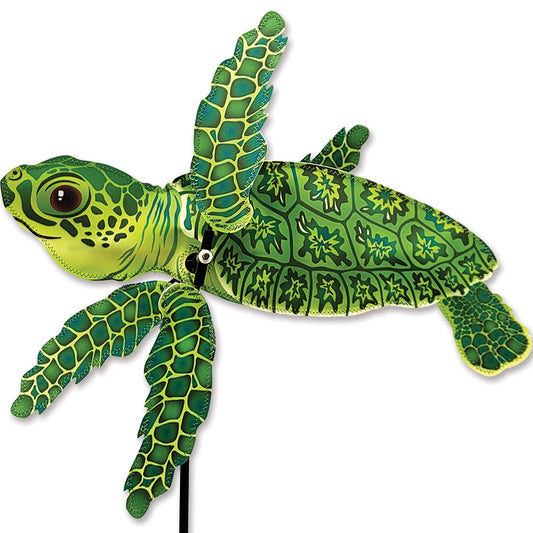 Baby Sea Turtle Whirligig Yard Art Spinner