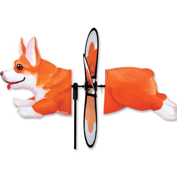 Corgi Petite Yard Art Spinner