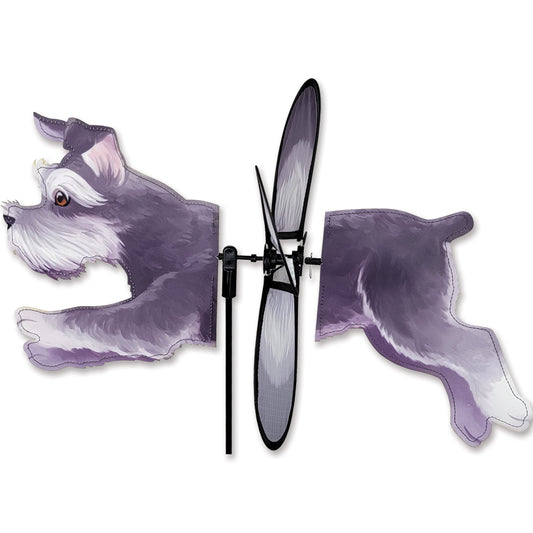 Schnauzer Spinner; Nylon 18.5"x10.5", diameter 12.55"