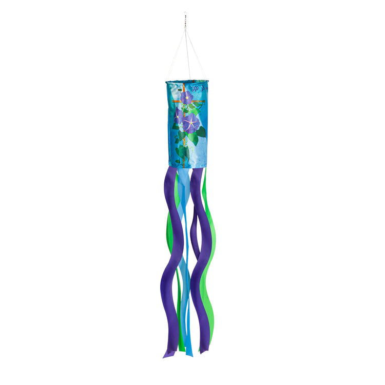 Morning Glory Easter Windsock; Polyester 6"ODx40"L