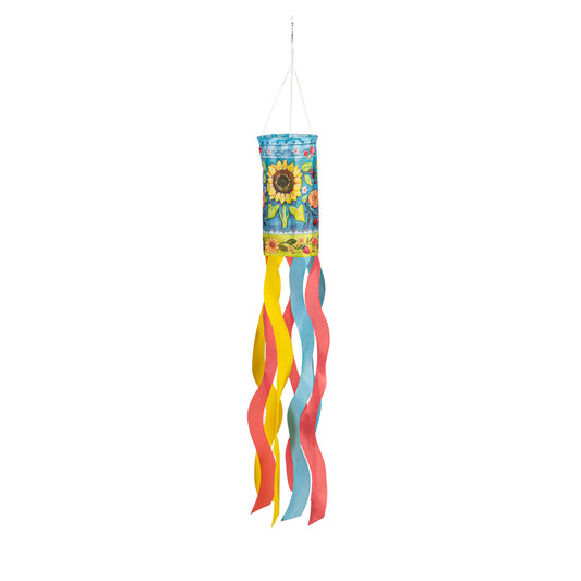 Folk Sunflower Windsock