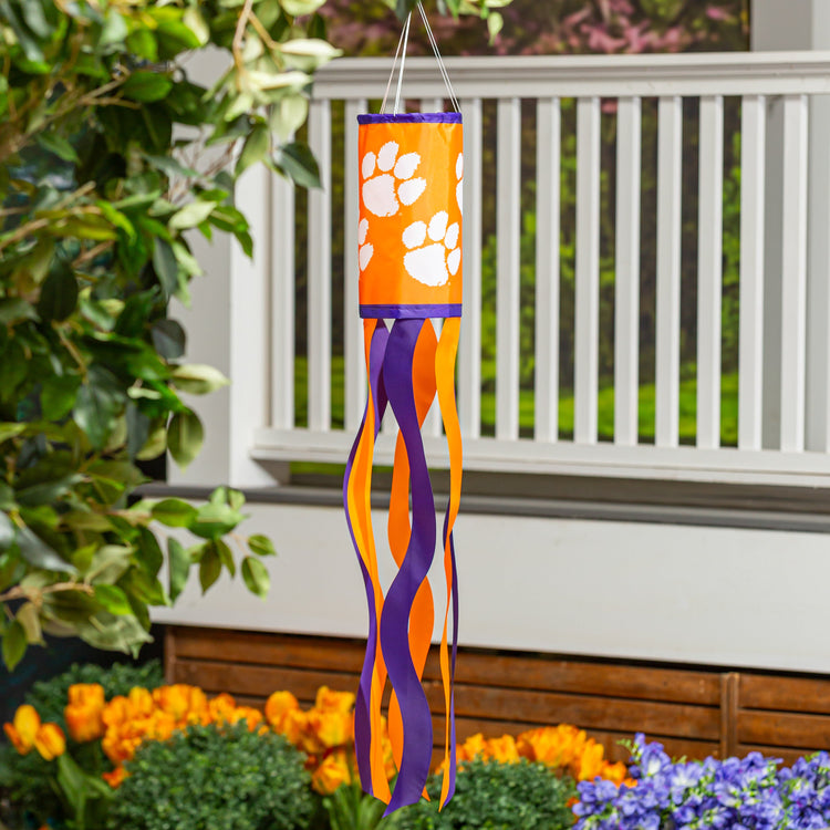 40" Clemson University Tigers Windsock