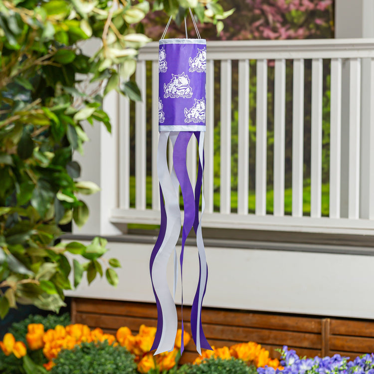 40" Texas Christian University Horned Frogs Windsock