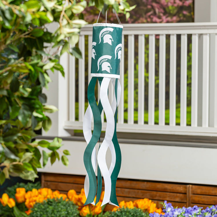 40" Michigan State University Spartans Windsock