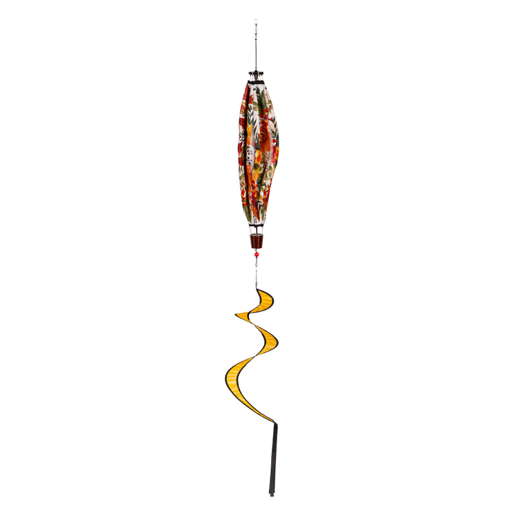 Autumn Floral Hot Air Balloon Spinner; 55"L x 15"OD