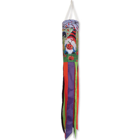 Halloween Gnomes Windsock; Polyester 6"x40"L