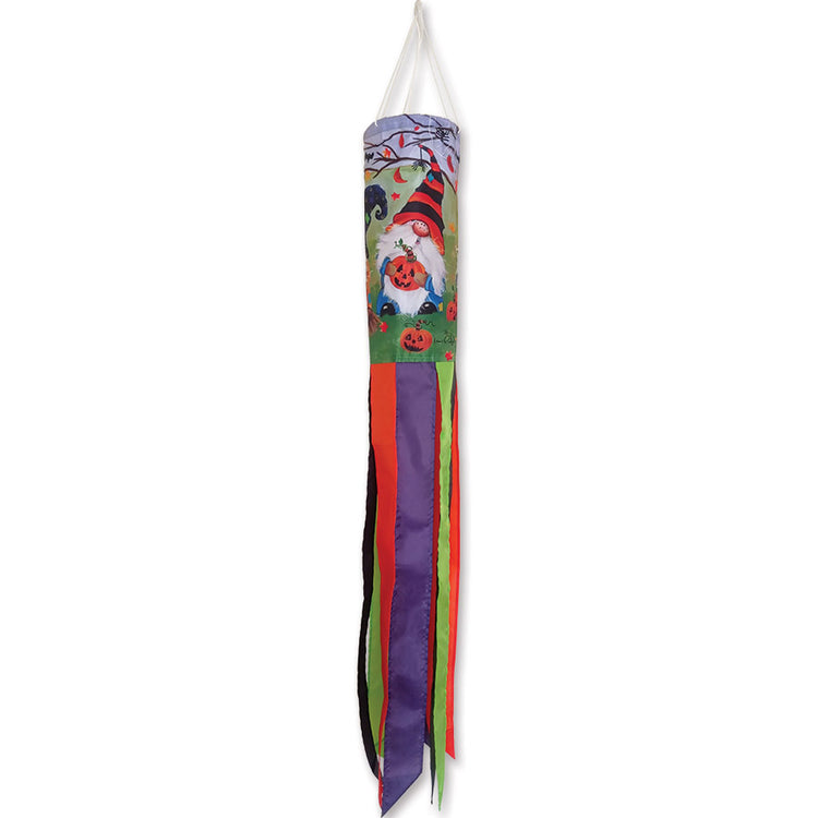 Halloween Gnomes Windsock; Polyester 6"x40"L