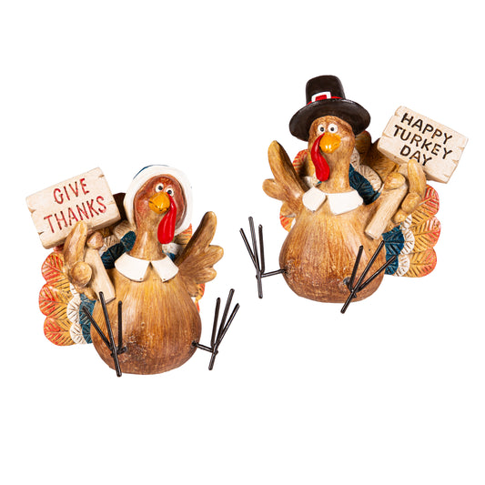 Thanksgiving Turkey Tabletop Decor