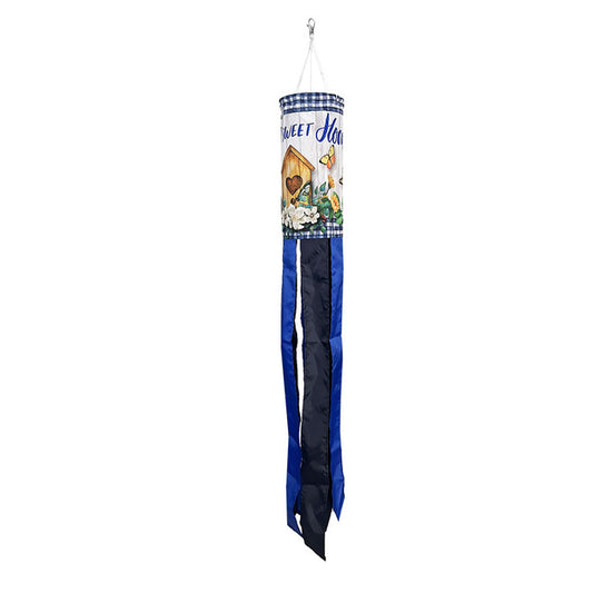 Country Home Sweet Home Windsock; Polyester 6"x40"L