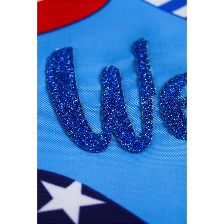 Patriotic Flip Flops Garden Flag