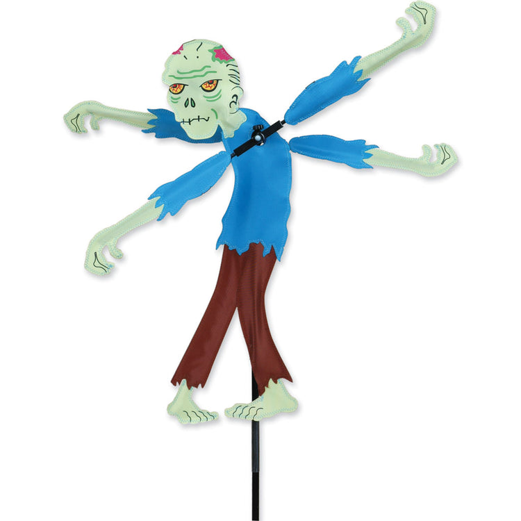 Zombie Whirligig Spinner; Nylon 19.75"x7", diameter 21.75"