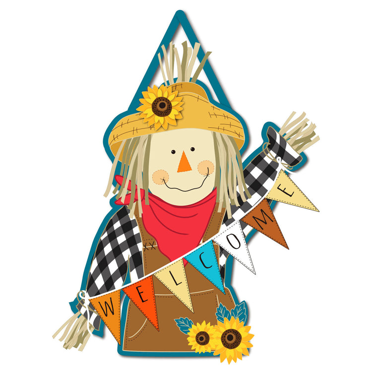 Scarecrow Welcome Door Hanger