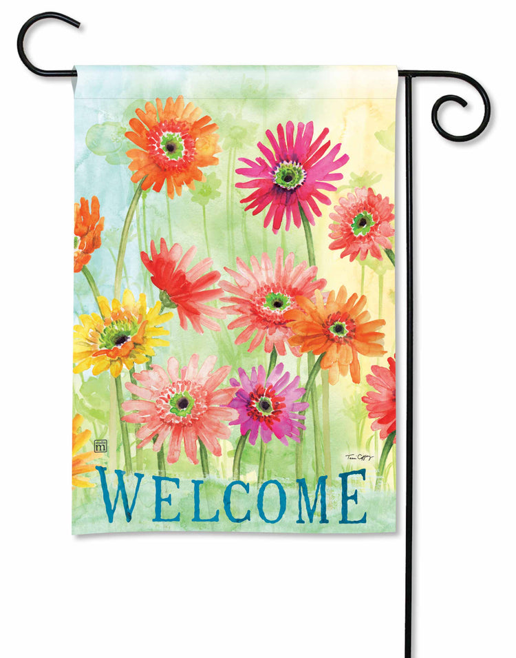 Gerbera Daisies Garden Flag