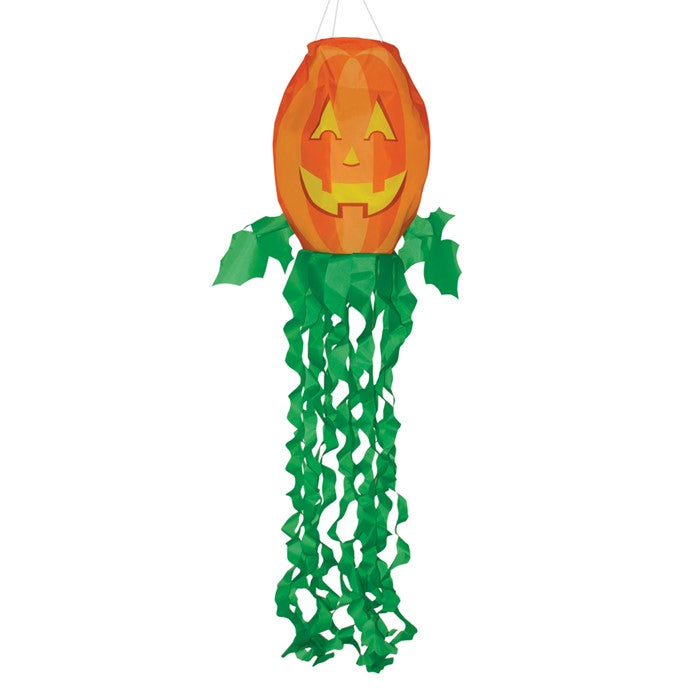 "Jack OLantern" Wind Friend Seasonal Windsock; Polyester