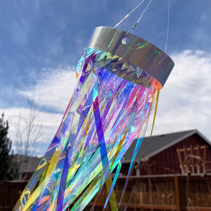 Iridescent Holographic Mylar Windsock